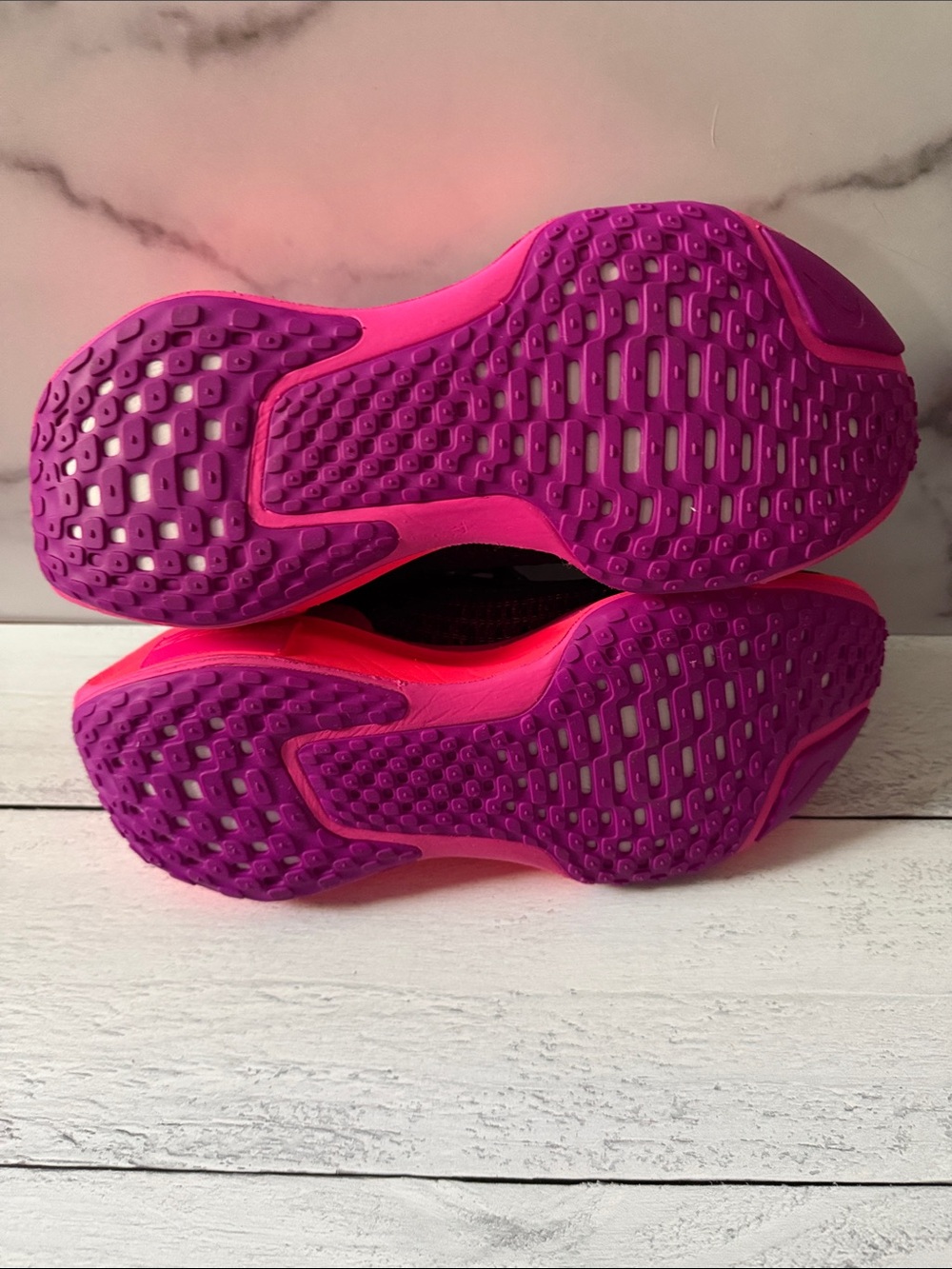 Nike Zoom X Invincible Run FK 3 Women's Black and Pink Purple Running Shoes - Picture 5 of 6